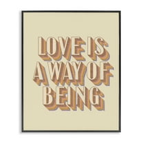 Stupell Industries Sentimental Love Phrase Text & Numbers Painting Black Framed Art Print Wall Art, 11 x 14