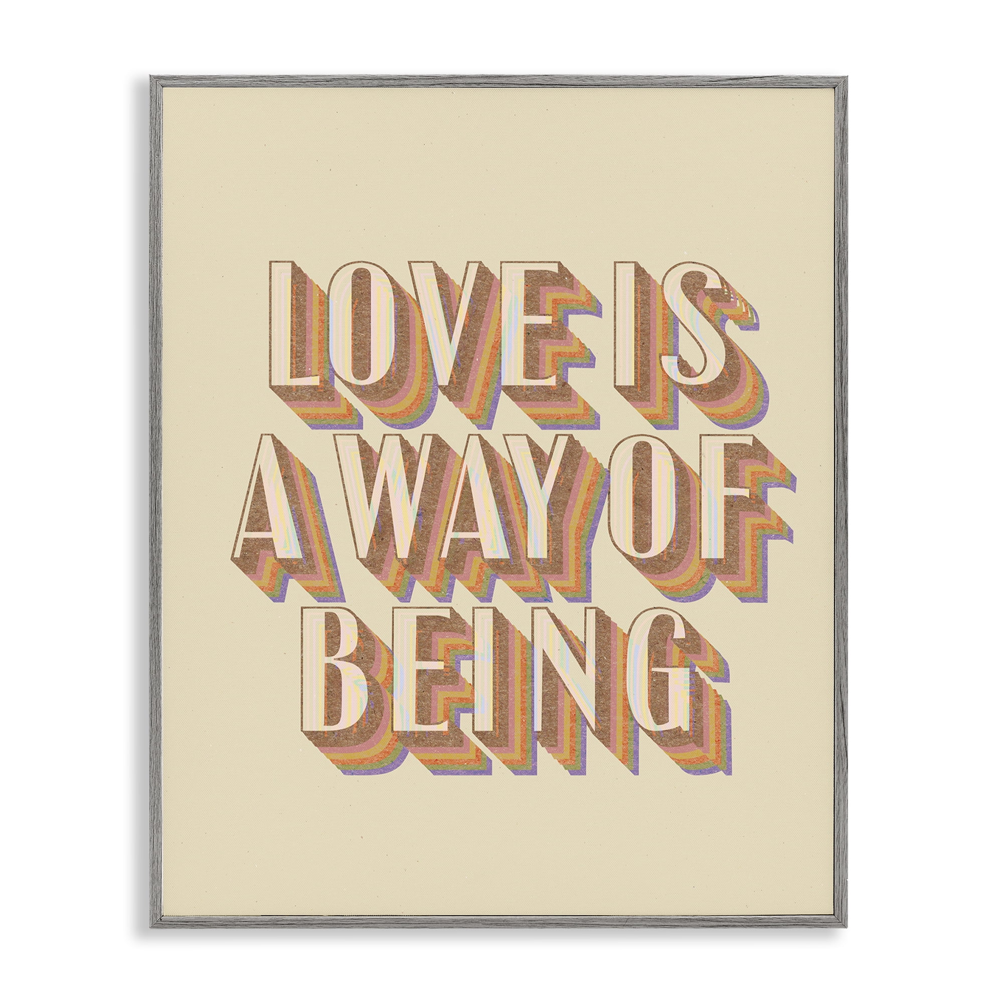 Stupell Industries Sentimental Love Phrase Text & Numbers Painting Gray Framed Art Print Wall Art, 11 x 14