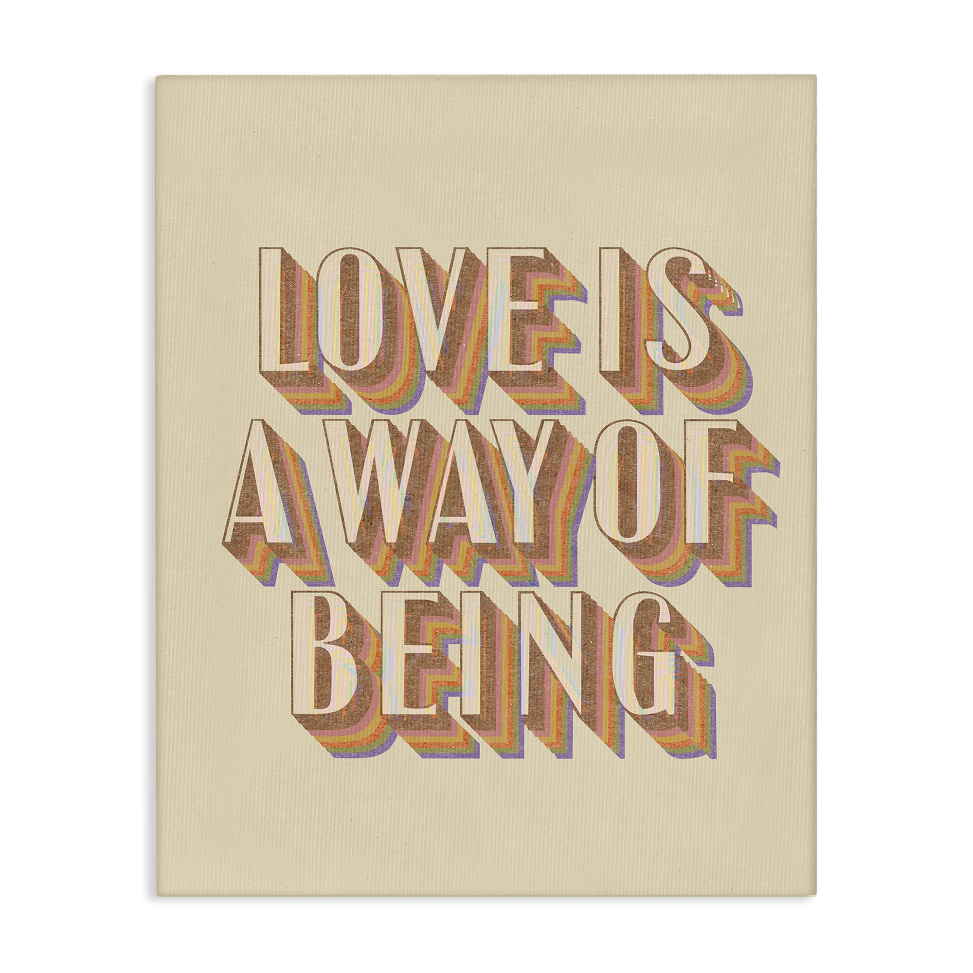 Stupell Industries Sentimental Love Phrase Text & Numbers Painting Wrapped Canvas Art Print Wall Art, 16 x 20