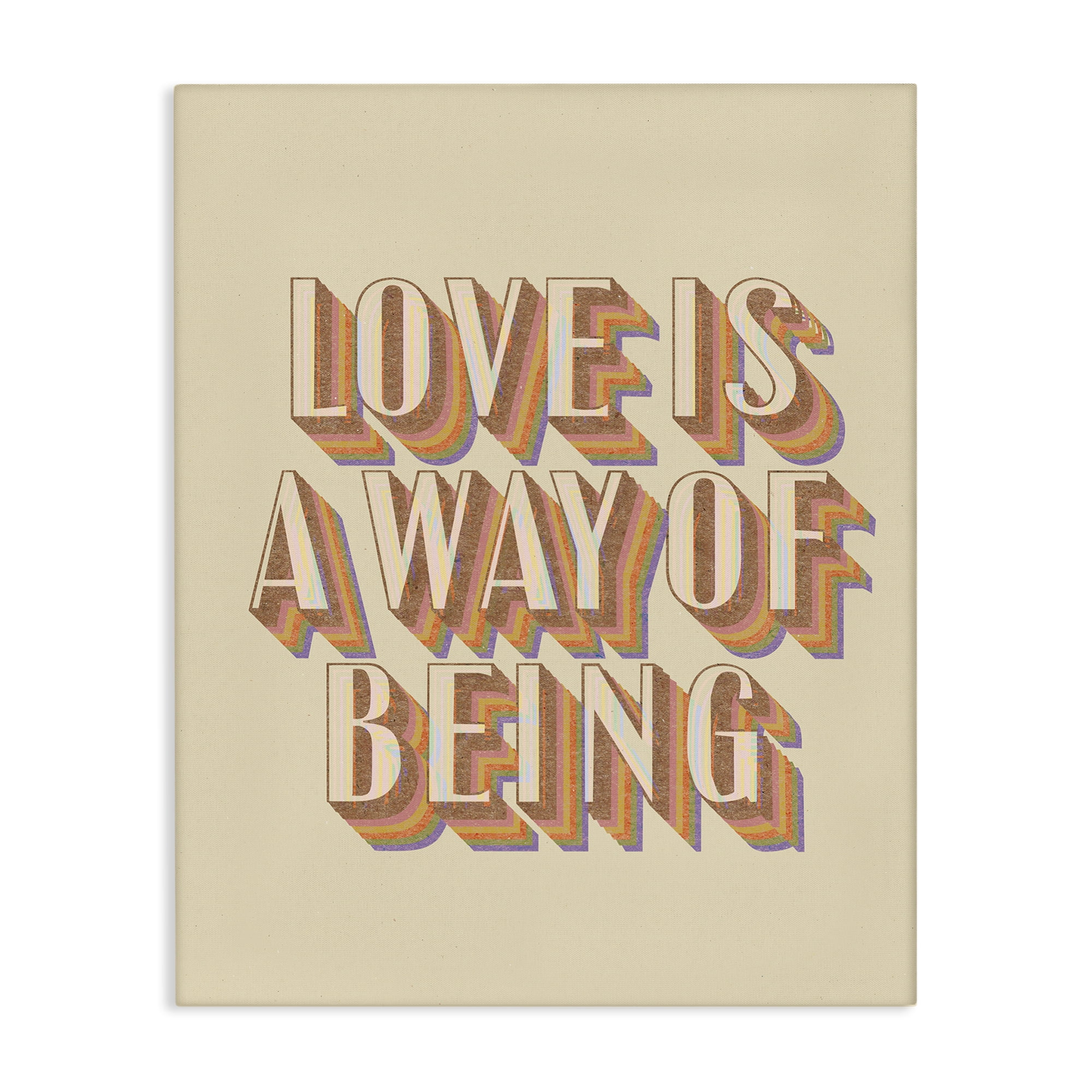 Stupell Industries Sentimental Love Phrase Text & Numbers Painting Wrapped Canvas Art Print Wall Art, 36 x 48