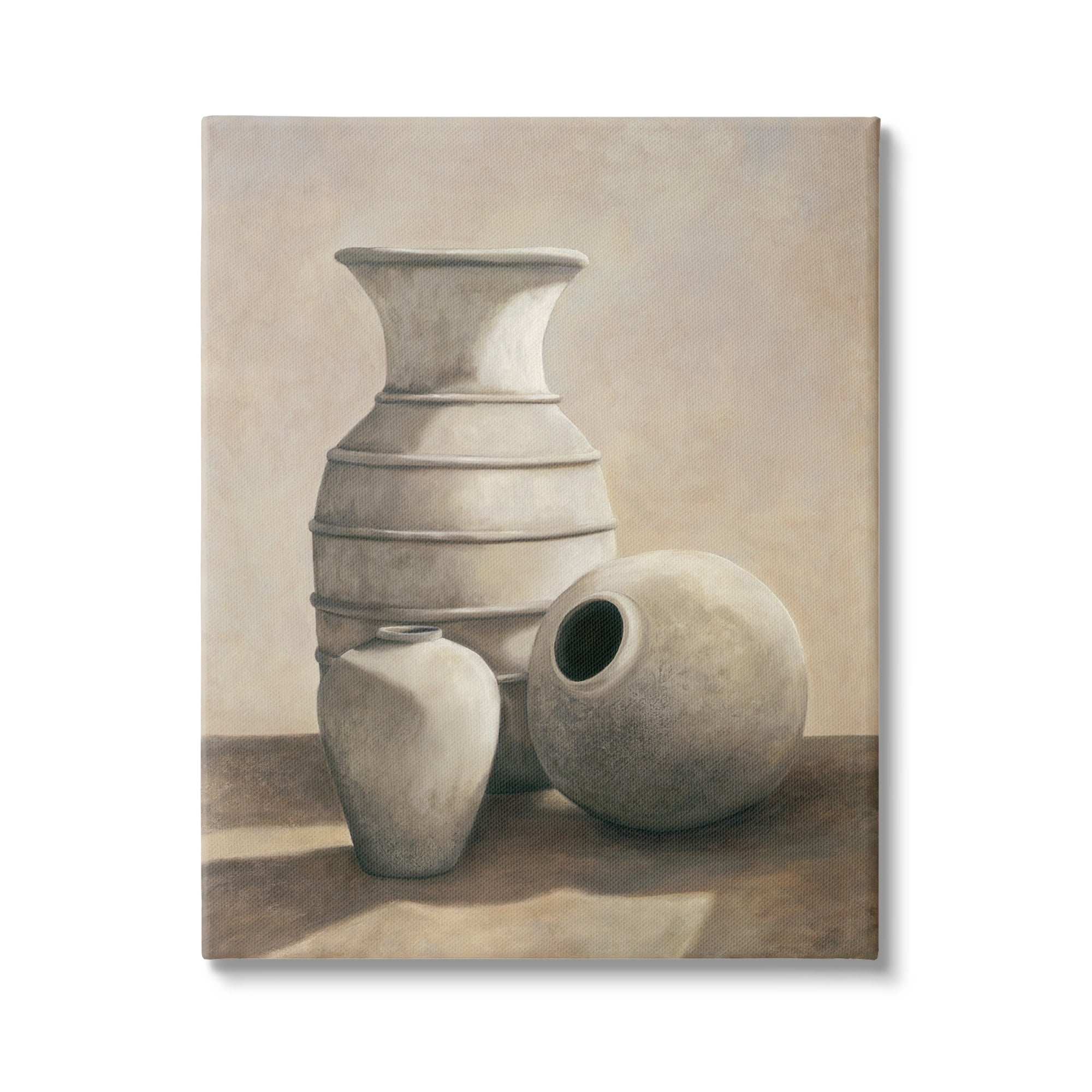 Stupell Industries Sepia Ceramic Urn Vases Still Life Detailed Drawing ,16 x 20, Design by Andre Mazo