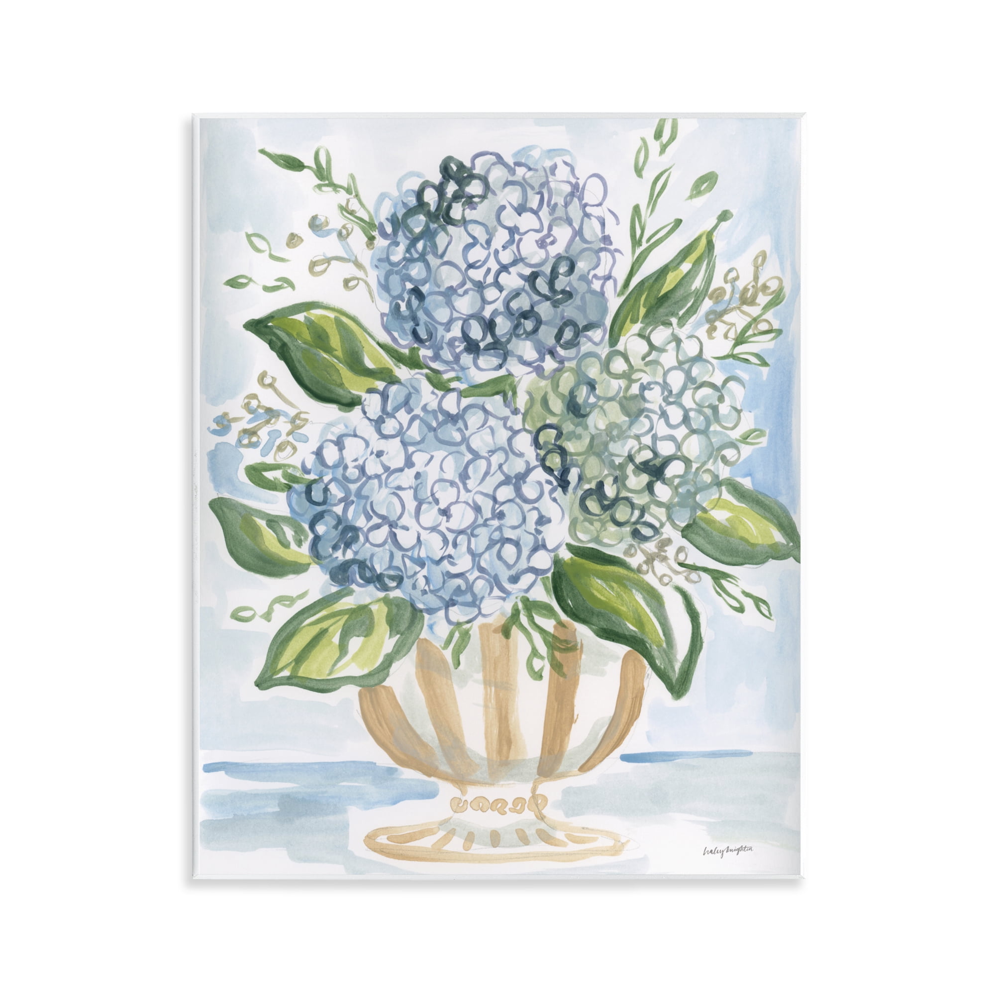 Stupell Industries Serena Pastel Hydrangea Bouquet Wall Plaque Art, design by Haley Knighten