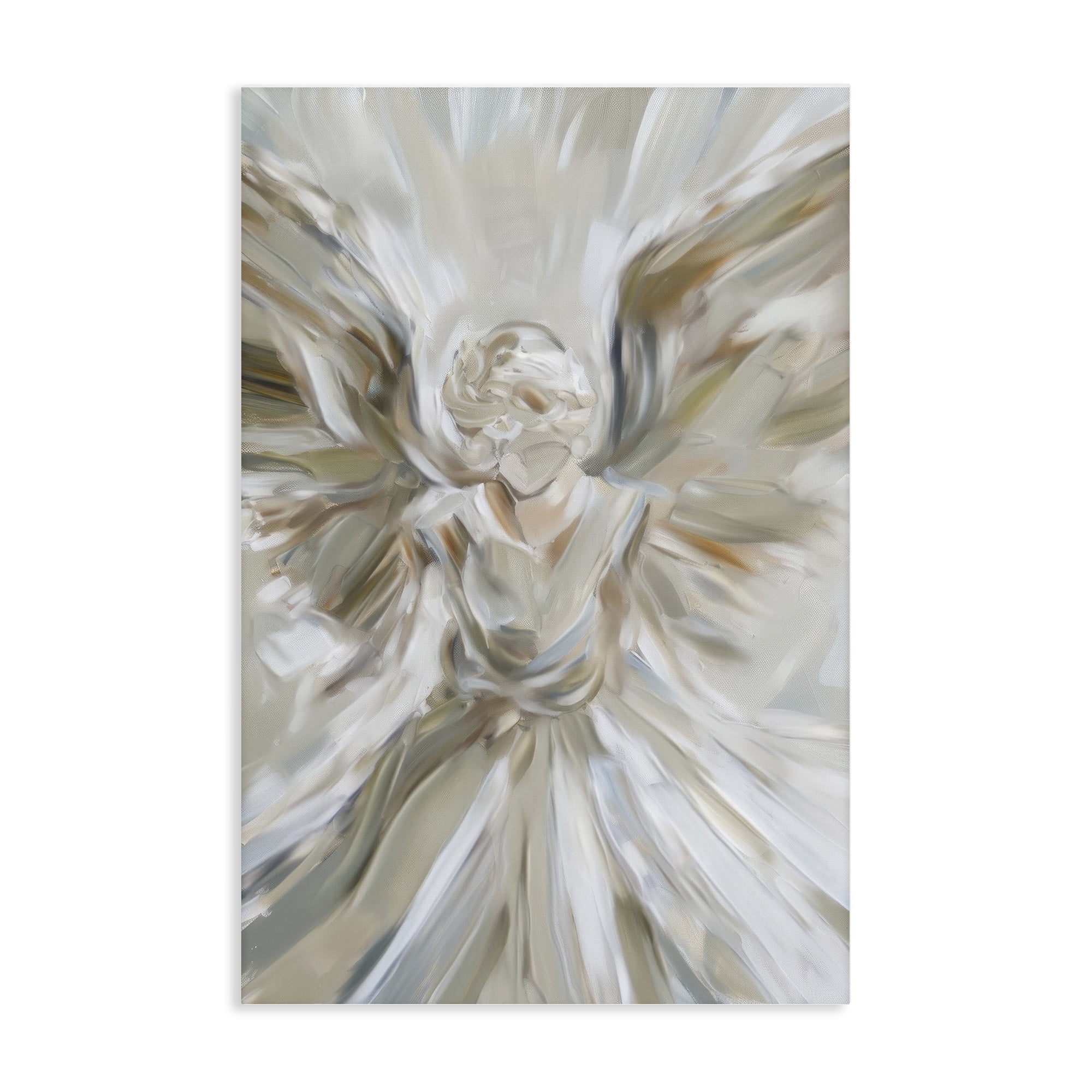 Stupell Industries Serene Angel with Flowing Wings Canvas Wall Art, design by Petal Prints Design