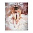 thumbnail image 1 of Stupell Industries Serene Ballerina Visage Novelty Painting Gallery Wrapped Canvas Art Print Wall Art, 36 x 48, 1 of 8