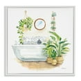 Stupell Industries Serene Bathroom Interior with Greenery Botanical
