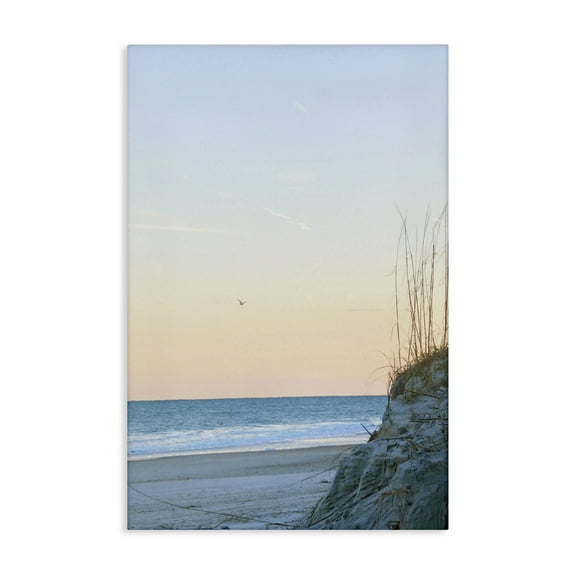 Stupell Industries Serene Beach Sunset Landscape Photography Gallery Wrapped Canvas Art Print Wall Art, 16 x 24