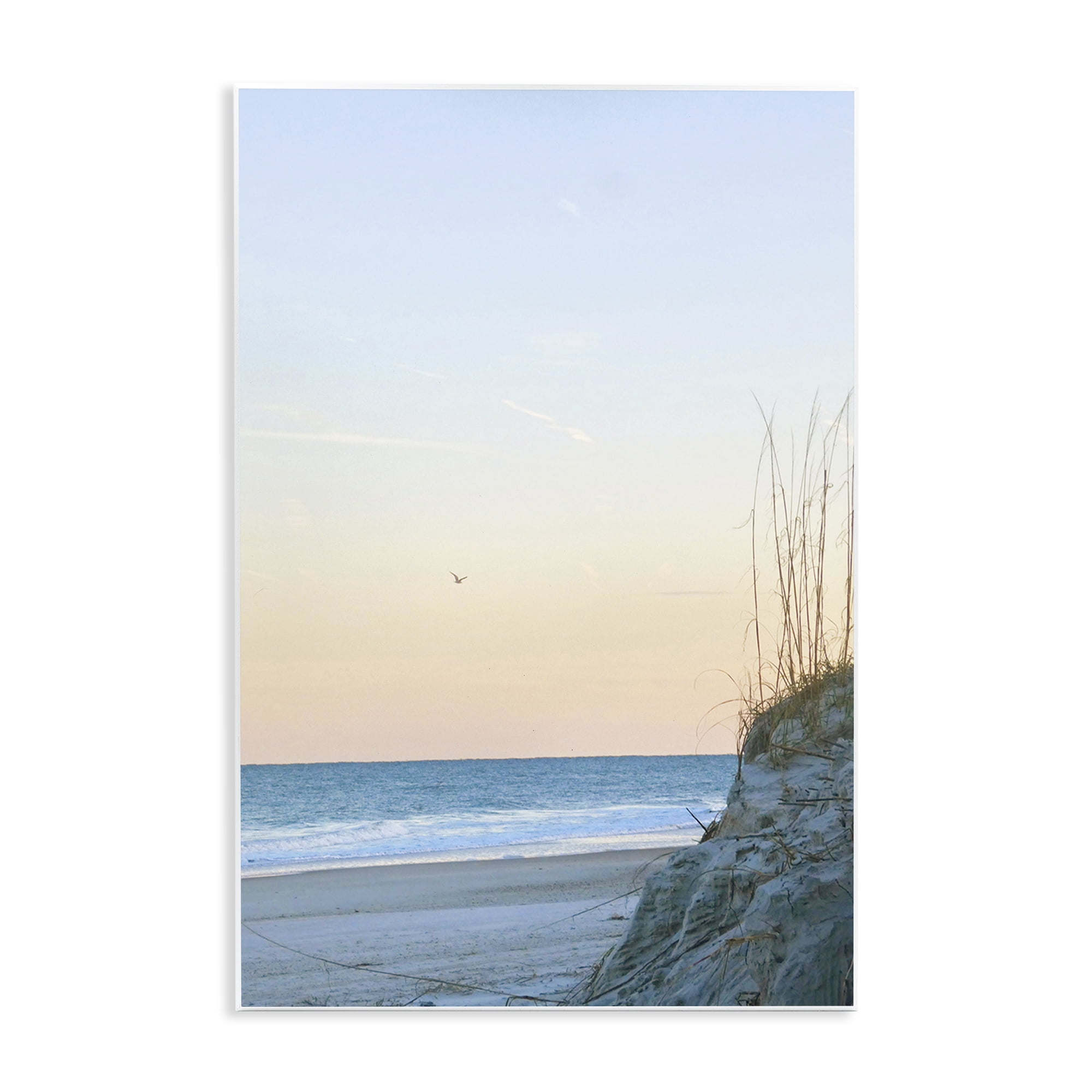 Stupell Industries Serene Beach Sunset Landscape Photography Unframed ...