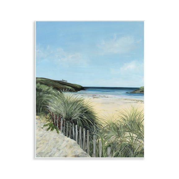 Stupell Industries Serene Beach Vacation Wall Plaque Art design by Georgie Harrison, 14 x 11