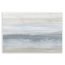 Stupell Industries Serene Blue Feeling Landscape Painting Unframed Art Print Wall Art, 15 x 10