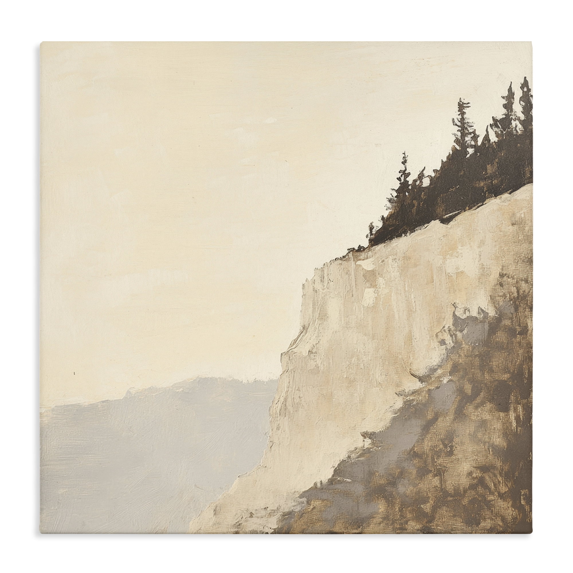 Stupell Industries Serene Cliffside Vista Canvas Wall Art, design by Petal Prints Design