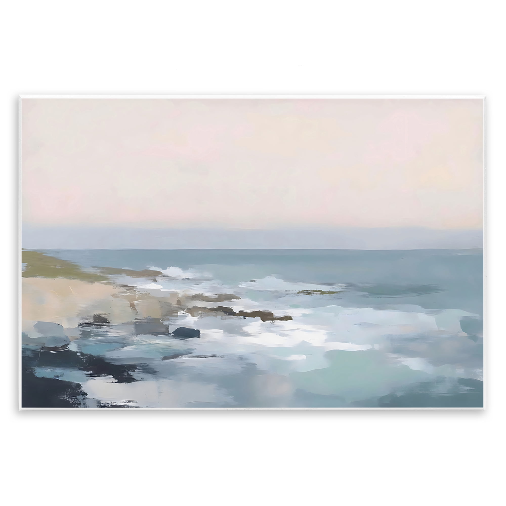Stupell Industries Serene Coastal Ocean Scene Wall Plaque Art, design by Creative Studio