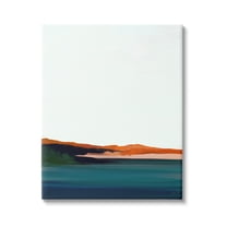 Stupell Industries Serene Coastline Landscape Red Sands Quiet Sky Painting Gallery Wrapped Canvas Print Wall Art, Design by Amy Hall