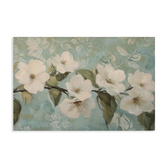 Stupell Industries Eclectic Serene Flower Branch Blooms Canvas Art, 24 x 16, by Petals Prints Design