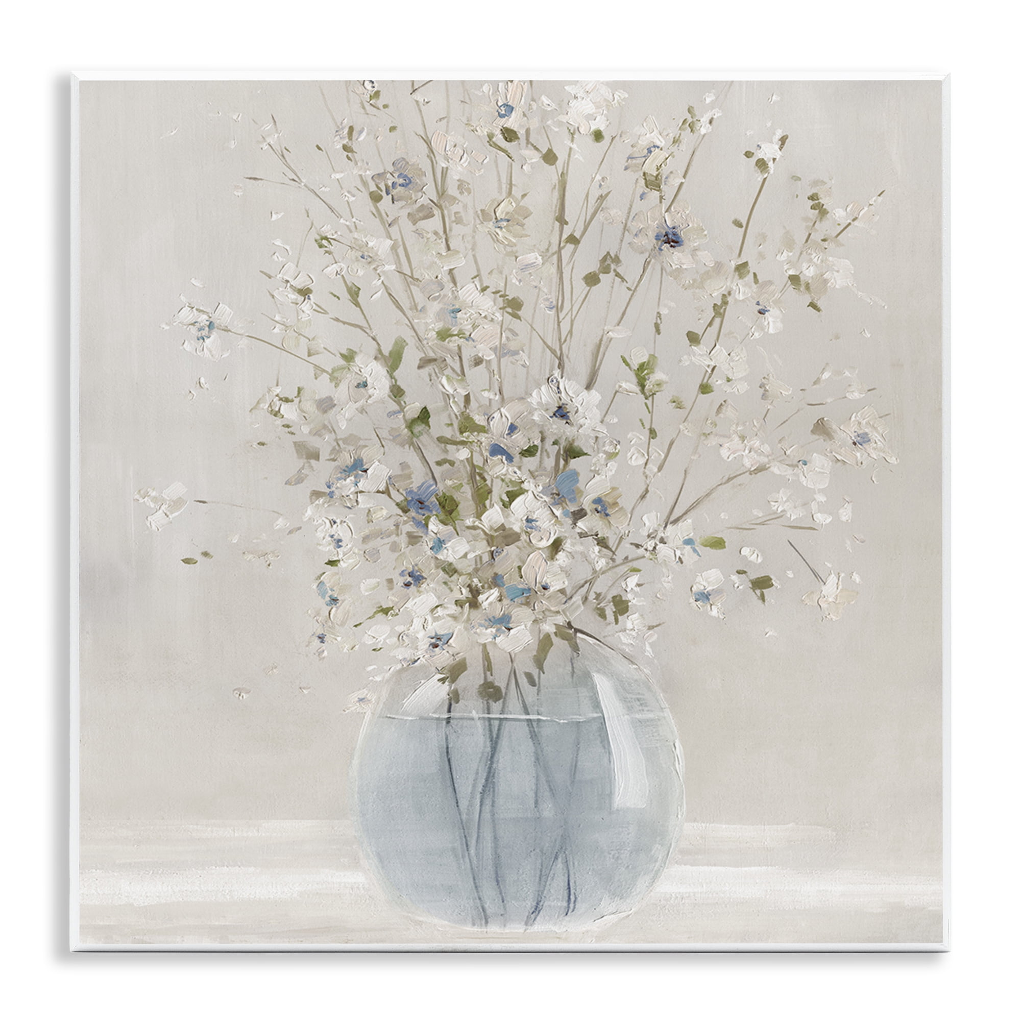 Stupell Industries Serene Glass Vase Bouquet Wall Plaque Art, design by Carol Robinson