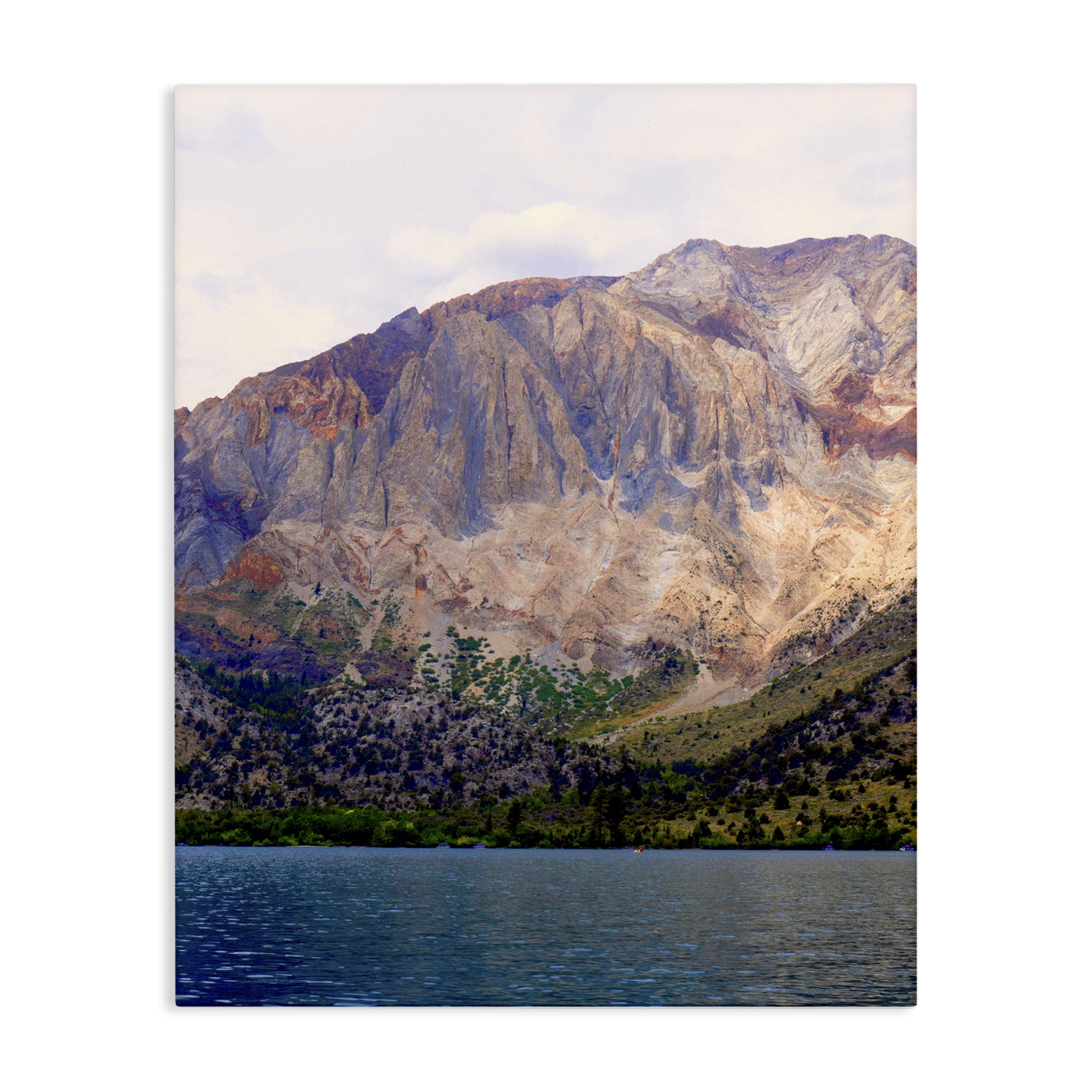 Stupell Industries Serene Lake Beneath Mountains Canvas Wall Art, design by Gemma Bardot