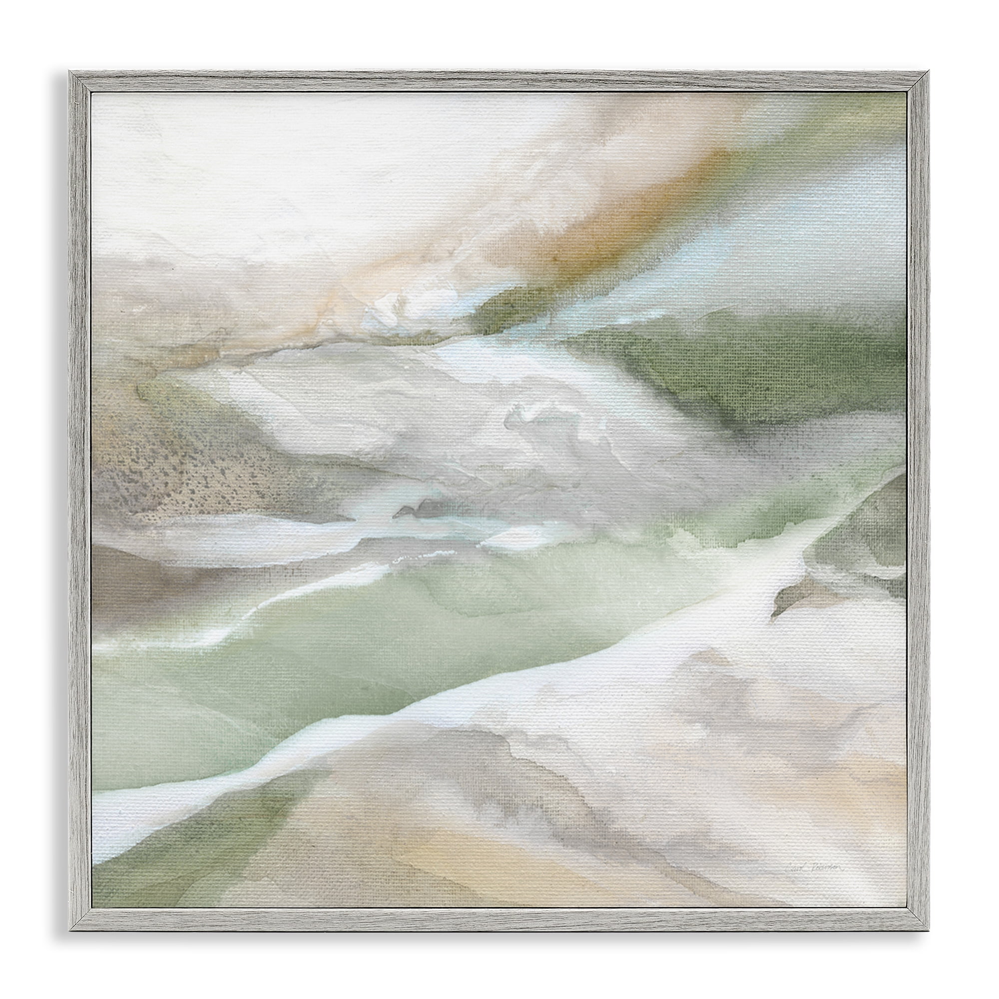 Stupell Industries Serene Misty Landscape Gray Framed Giclee Art, design by Carol Robinson