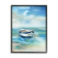 thumbnail image 1 of Stupell Industries Serene Misty Morning Row Boat Floating Ocean , 24 x 30, Design by Nan, 1 of 5