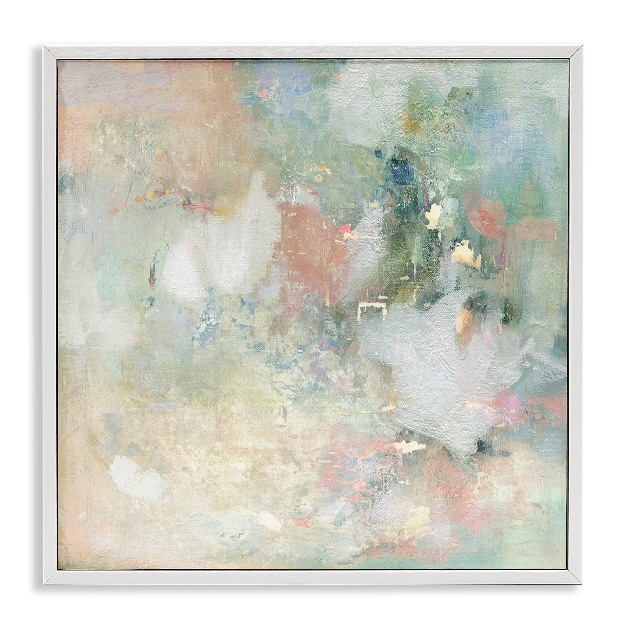 Stupell Industries Serene Pastel Brushstroke Harmony White Framed Giclee Art, design by Carol Robinson