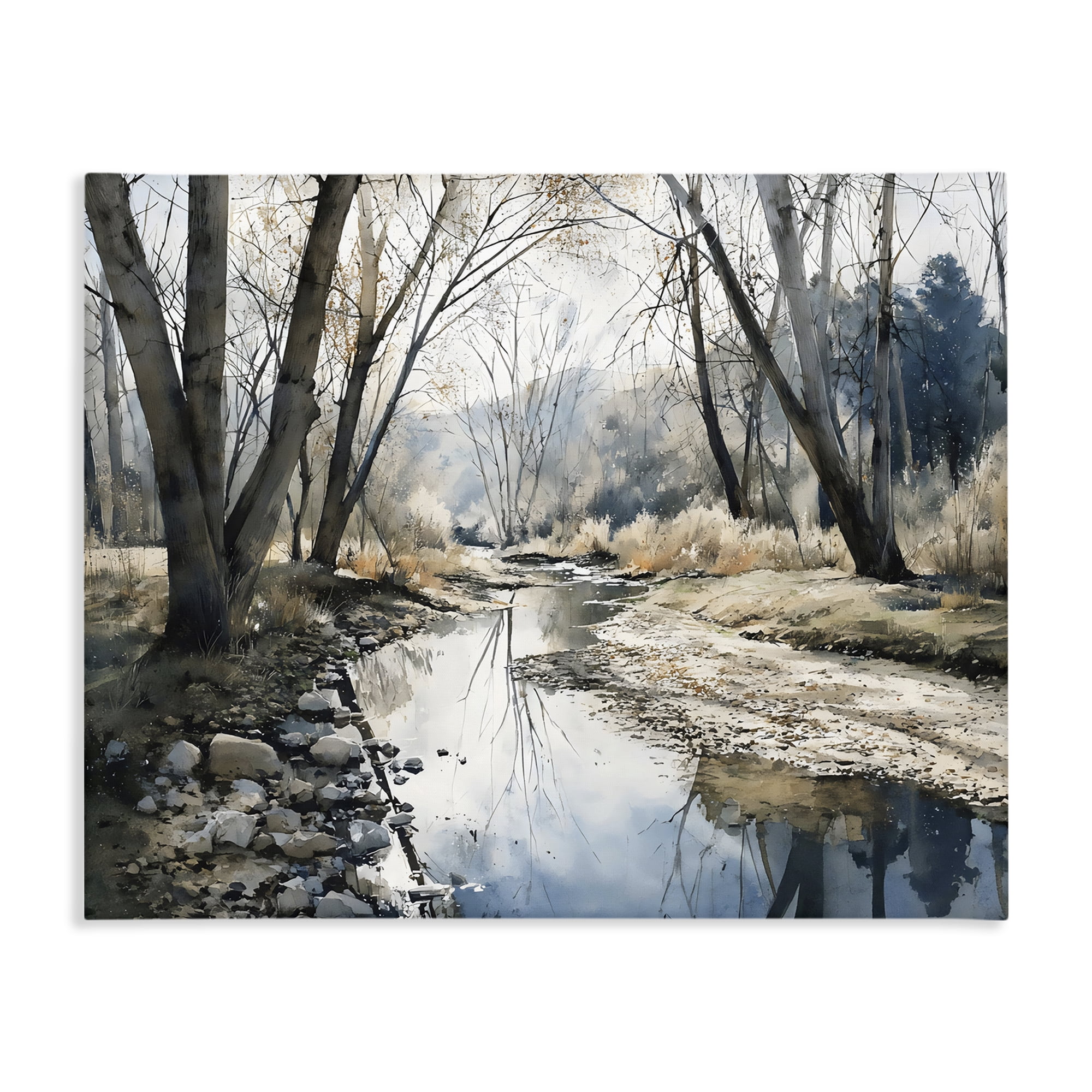 Stupell Industries Serene Reflections at Autumn Creek Canvas Wall Art, design by Franklyn Gregory
