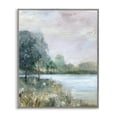 thumbnail image 1 of Stupell Industries Serene Riverside View Landscape & Nature Painting Gray Framed Art Print Wall Art, 24 x 30, 1 of 7