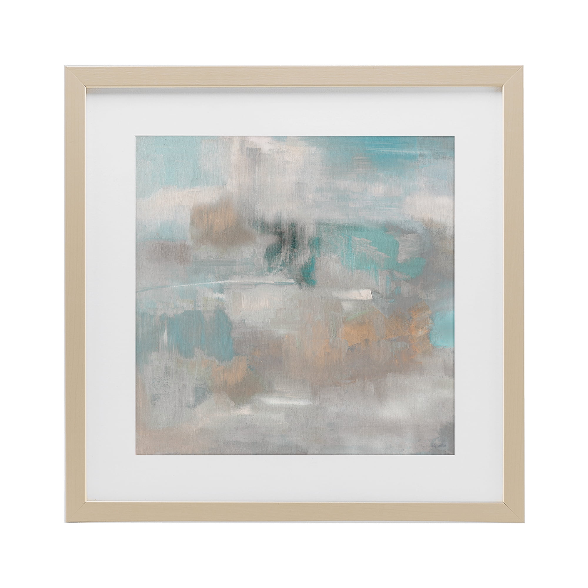 Stupell Industries Serene Soft Abstract Study Birch Framed Print Under Glass, design by Sally Swatland