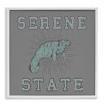 thumbnail image 1 of Stupell Industries Serene State Manatee Animals Painting White Framed Art Print Wall Art, 12 x 12, 1 of 2