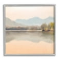 thumbnail image 1 of Stupell Industries Serene Sunrise Lake Mountain Reflection Graphic Art Gray Framed Art Print Wall Art, Design by Kim Allen, 1 of 7