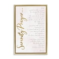 thumbnail image 1 of Stupell Industries Serenity Prayer Scripture Gold Framed Floater Canvas Wall Art, design by Anna Quach, 1 of 10
