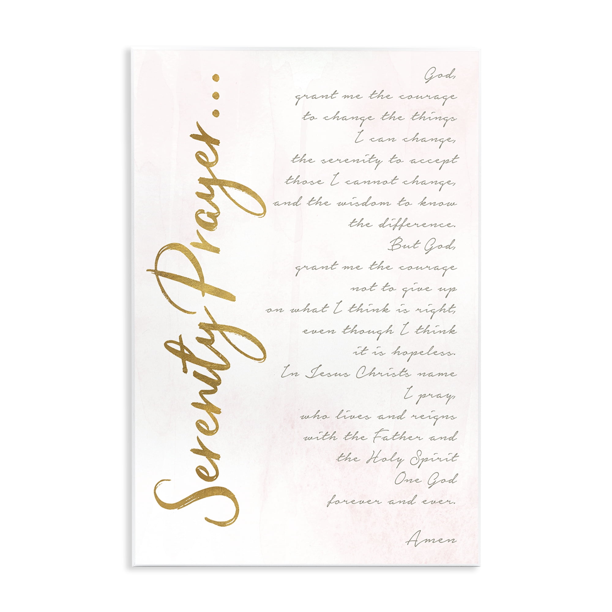 Stupell Industries Serenity Prayer Scripture Wall Plaque Art, design by Anna Quach
