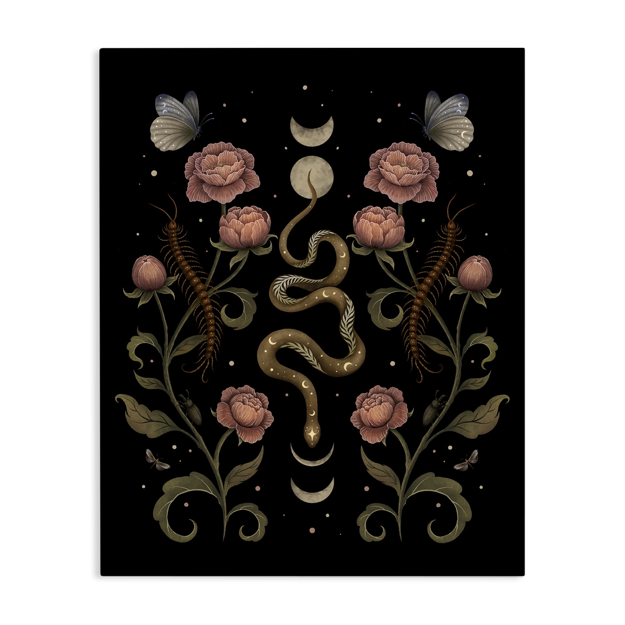 Stupell Industries Serpentine Garden Symmetry Canvas Wall Art, design by Episodic Drawings