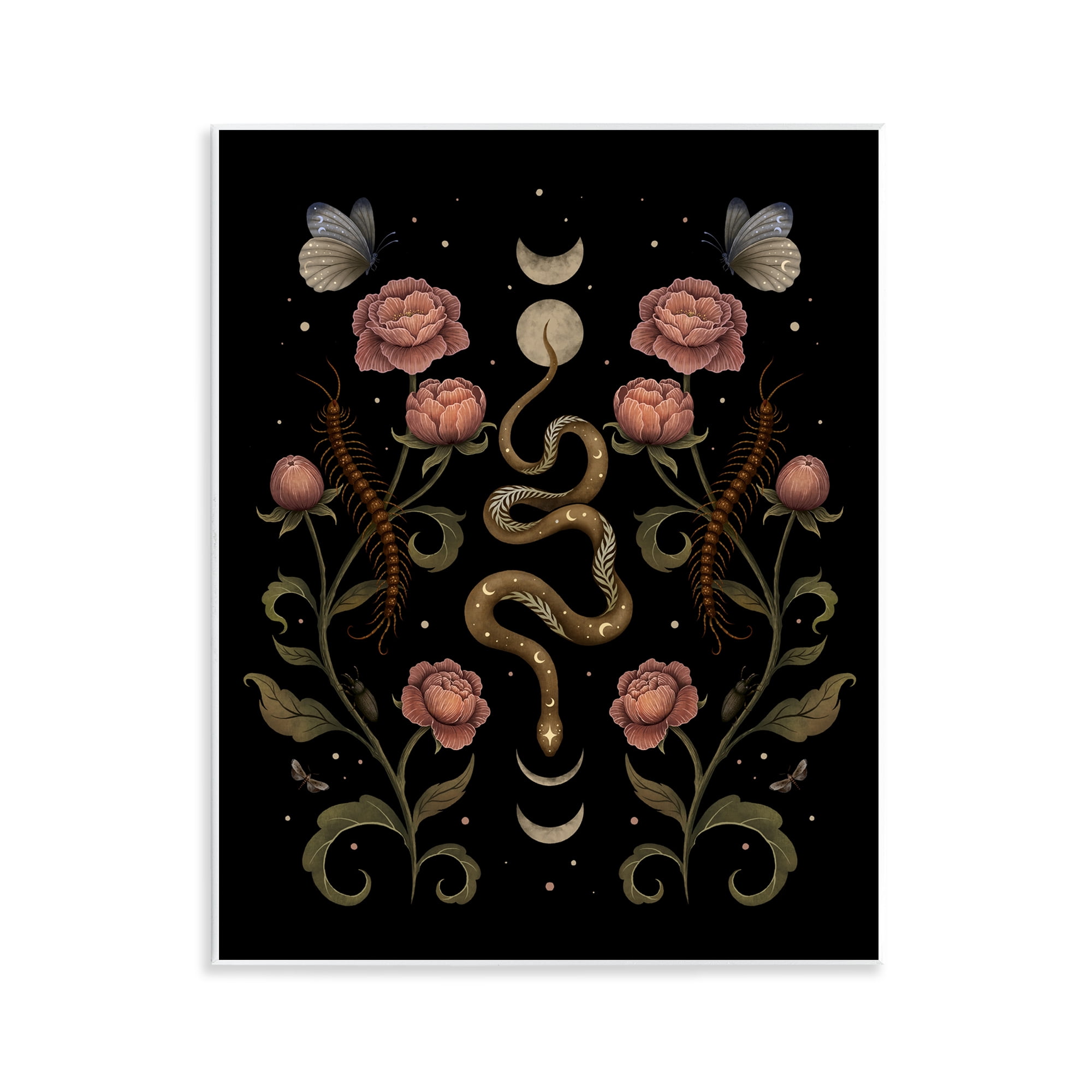 Stupell Industries Serpentine Garden Symmetry Wall Plaque Art, design by Episodic Drawings