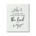 thumbnail image 1 of Stupell Industries Serve The Lord Spiritual Scripture Rustic Botanicals Graphic Art Gallery Wrapped Canvas Print Wall Art, Design by Lettered and Lined, 1 of 7
