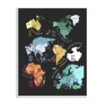 thumbnail image 1 of Stupell Industries Seven Continents Informative Diagram Map Detailed Countries Wood Wall Art, 13 x 19, Design by Carla Daly, 1 of 5