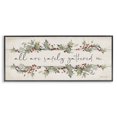 thumbnail image 1 of Stupell Industries Shabby Chic All Safely Gathered Phrase Black Framed Giclee Art, 24 x 10, by Stephanie Workman Marrott, 1 of 7