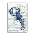 thumbnail image 1 of Stupell Industries Shabby Chic Blue Lobster on Distressed Gray Framed Giclee Art, 12 x 18, by Jessie Perry, 1 of 8