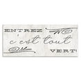 thumbnail image 1 of Stupell Industries Shabby Chic French Come In Phrase Canvas Art, 24 x 10, by Lil' Rue, 1 of 8