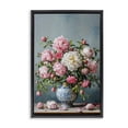 thumbnail image 1 of Stupell Industries Shabby Chic Full Peonies Vase Black Floating Frame Canvas Art, 21 x 31, by RB, 1 of 7