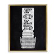 thumbnail image 1 of Stupell Industries Shabby Chic Laundry Fold Ornate Letters Gold Floating Frame Canvas Art, 25 x 31, by Marcus Prime, 1 of 8