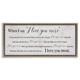 thumbnail image 1 of Stupell Industries Shabby Chic Love You Most Sentiments Brown Floating Frame Canvas Art, 31 x 14, by Lil' Rue, 1 of 7