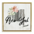 thumbnail image 1 of Stupell Industries Shabby Chic Shabby Chic New York Gold Floating Frame Canvas Art, 18 x 18, by Cindy Jacobs, 1 of 8