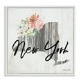 thumbnail image 1 of Stupell Industries Shabby Chic New York Botanical & Floral Painting White Framed Art Print Wall Art, 24 x 24, 1 of 10
