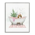 thumbnail image 1 of Stupell Industries Shabby Chic Puppy in Bathtub Pastel Gray Framed Giclee Art, 24 x 30, by Ziwei Li, 1 of 8