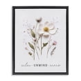 thumbnail image 1 of Stupell Industries Shabby Chic Relaxing Pressed Flowers Black Floating Frame Canvas Art, 17 x 21, by Lettered and Lined, 1 of 8