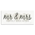 thumbnail image 1 of Stupell Industries Shabby Chic Romantic Mr & Mrs Canvas Art, 30 x 13, by Marla Rae, 1 of 8