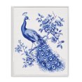 thumbnail image 1 of Stupell Industries Shabby Chic Vintage Peacock in Toile Style White Framed Giclee Art, 24 x 30, by Lettered and Lined, 1 of 8