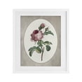 thumbnail image 1 of Stupell Industries Shabby Chic Vintage Rose within Oval White Framed Print Under Glass, 17 x 21, by Lettered and Lined, 1 of 8