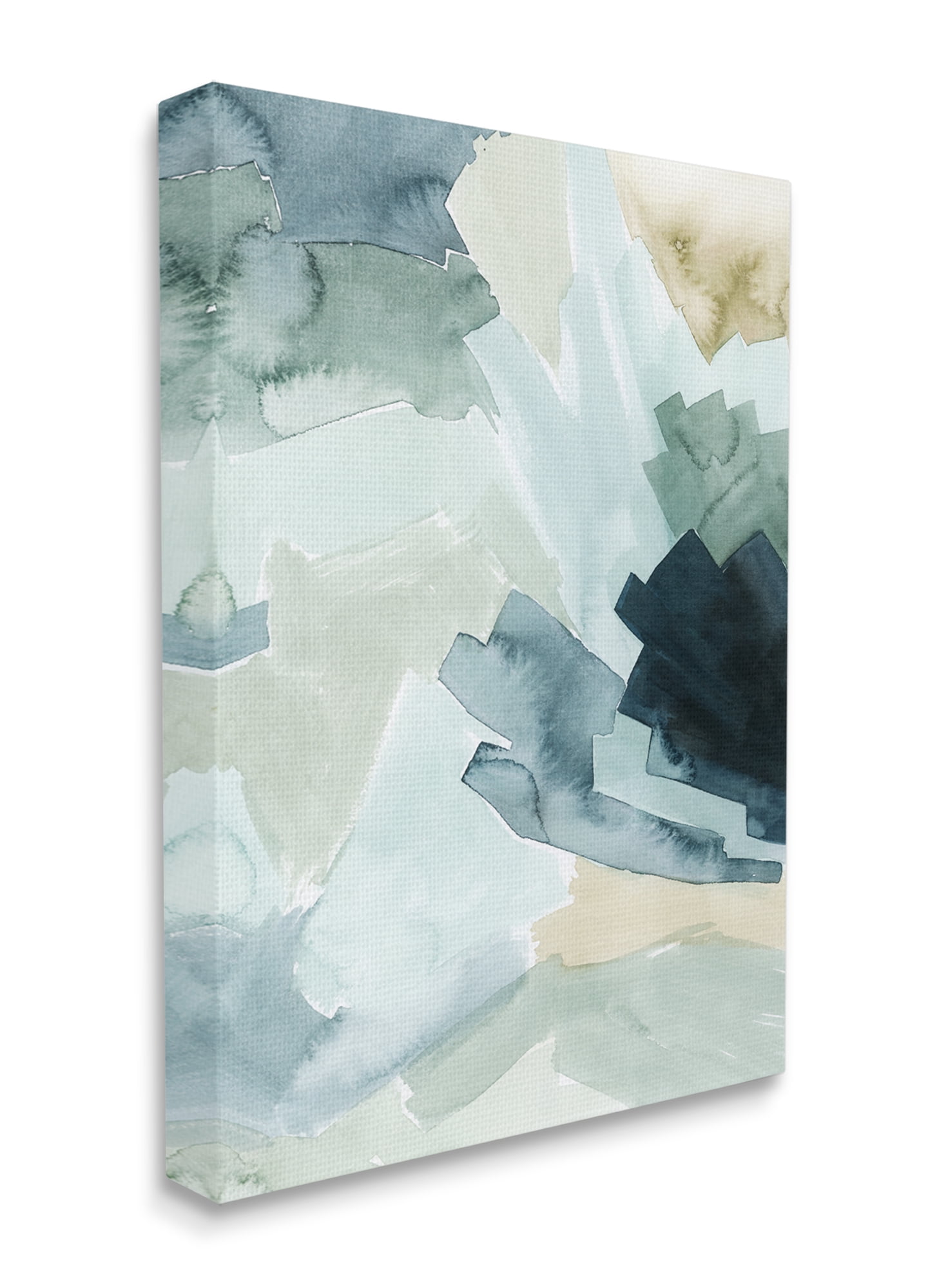 Stupell Industries Shaded Forest Abstract Landscape Green Blue Design Canvas Wall Art, 36 x 48, Design by Grace Popp