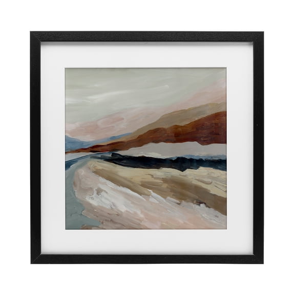 Stupell Industries Shadows Of Dusk Landscape Black Framed Print Under Glass design by Jacob Q, 13 x 13