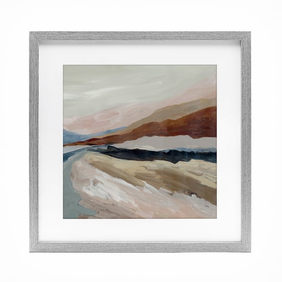 Stupell Industries Shadows Of Dusk Landscape Gray Framed Print Under Glass design by Jacob Q, 13 x 13