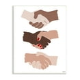 thumbnail image 1 of Stupell Industries Shaking Hands Inclusivity Motivation Diverse Cultures, 13 x 19, Designed by Kyra Brown, 1 of 6
